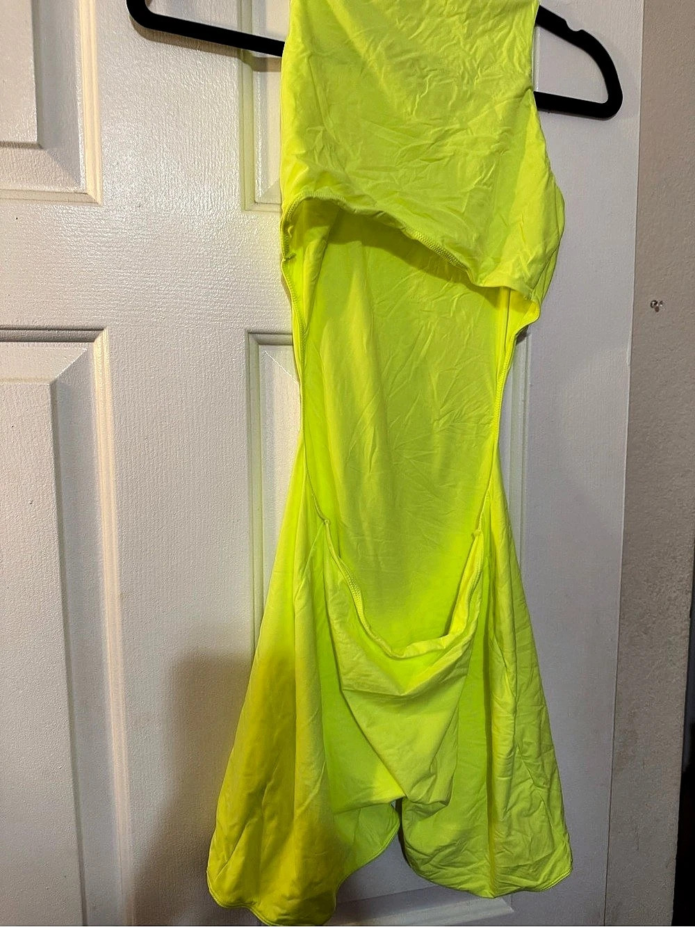 Skims Neon Green Cutout Romper NWT
